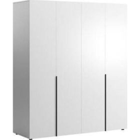 Adore Mobilya Oryana Mat Lake Beyaz 90x210x62 cm 2 Kapaklı Gardrop