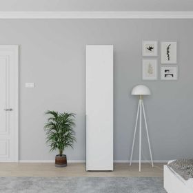 Adore Mobilya Oryana Tek Kapaklı Mat Lake Beyaz Gardıropm