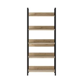 Adore Mobilya Profile Florida Meşe 73x172x35 cm 5 Raflı Kitaplık