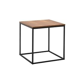 Adore Mobilya Profile Koyu Ceviz 50x52x50 cm Köşe Sehpa