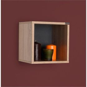 Adore Mobilya Rainbow Sonoma 33 x 33 x 19 cm Genç Odası Duvar Rafı