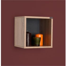 Adore Mobilya Rainbow Sonoma 33 x 33 x 19 cm Genç Odası Duvar Rafı