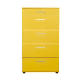 Adore Mobilya SFN-550-HH-1 Trendline Sarı 5 Çekmeceli Şifonyer