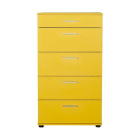 Adore Mobilya SFN-550-HH-1 Trendline Sarı 5 Çekmeceli Şifonyer