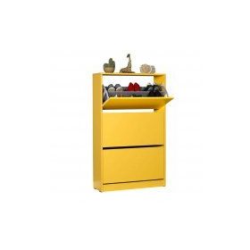 Adore Mobilya SHC-540-SR-1 Sarı Flat Duo 3 Katlı Geniş Ayakkabılık