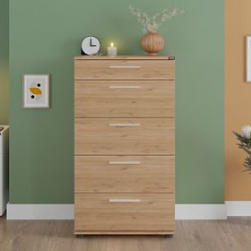 Adore Mobilya Trendline Florida Meşe 60x108x44 cm 5 Çekmeceli Şifonyer
