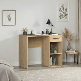 Adore Mobilya Trendline Florida Meşe 90x75x52 cm Çekmeceli Çalışma Masası