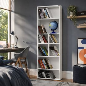 Adore Mobilya White 8 Bölmeli Kitaplık