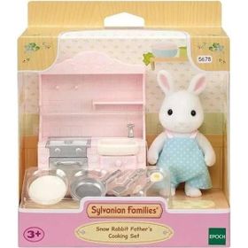 Adore Oyuncak 5678 Sylvanian Families Kar Tavşanı Babanın Yemek Pişirme Seti