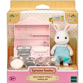 Adore Oyuncak 5678 Sylvanian Families Kar Tavşanı Babanın Yemek Pişirme Seti