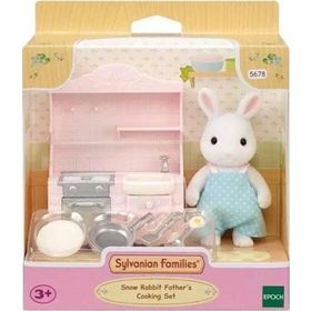 Adore Oyuncak 5678 Sylvanian Families Kar Tavşanı Babanın Yemek Pişirme Seti