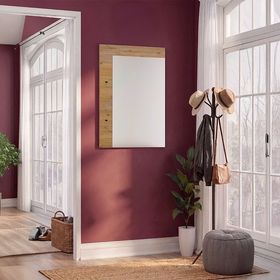 Adore Porto 2 Askılı Florida Meşe Aynalı Vestiyer Panosu