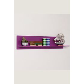 Adore RAF-11-MR-1 Mor Dekoratif Duvar Rafı
