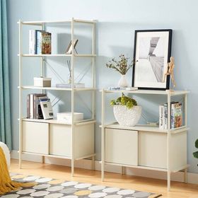 Adore Retro Vizon 3 Raflı Metal Kitaplık