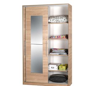 Adore Sonoma Elit Plus 120 cm Aynalı Sürgülü Gardırop