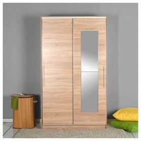Adore Sonoma Elit Plus 120 cm Aynalı Sürgülü Gardırop