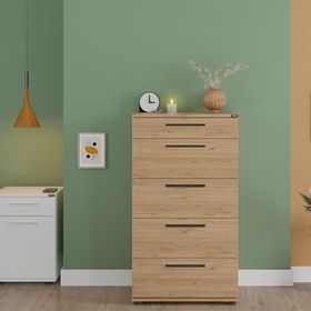 Adore Trendline Florida Meşe 5 Çekmeceli Şifonyer