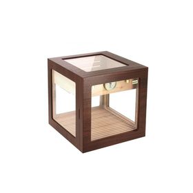 Adorini Cube Walnut Humidor Puro Kutusu