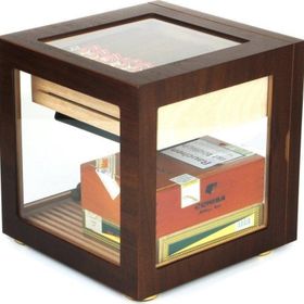 Adorini Cube Walnut Humidor Puro Kutusu