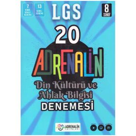 Adrenalin Yayınları 8.Sınıf Din Kültürü 20'li Branş Denemesi Soru Bankası