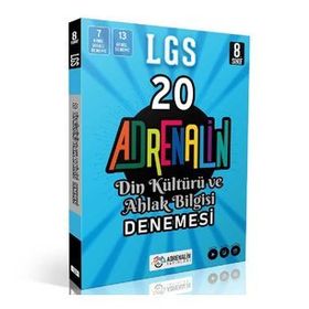 Adrenalin Yayınları 8.Sınıf Din Kültürü 20'li Branş Denemesi Soru Bankası