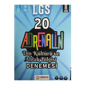 Adrenalin Yayınları 8.Sınıf Din Kültürü 20'li Branş Denemesi Soru Bankası