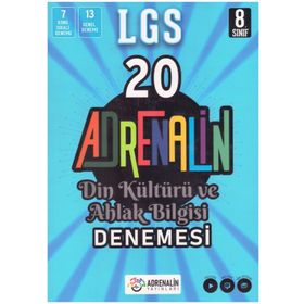 Adrenalin Yayınları 8.Sınıf Din Kültürü 20'li Branş Denemesi Soru Bankası