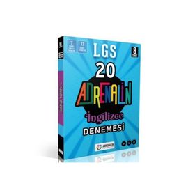 Adrenalin Yayınları 8.Sınıf İngilizce 20'li Branş Denemesi Soru Bankası