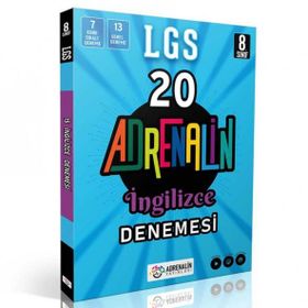 Adrenalin Yayınları 8.Sınıf İngilizce 20'li Branş Denemesi Soru Bankası