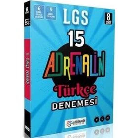 Adrenalin Yayınları - LGS Türkçe 15 Deneme