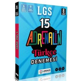 Adrenalin Yayınları - LGS Türkçe 15 Deneme