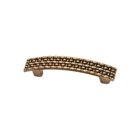 Adresline 4'lü Antik Sarı 64 mm Hasır Kulp