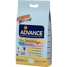 Advance Adult Mini Sensitive Somonlu Pirinçli 3 kg Hassas Küçük Irk Yetişkin Köpek Maması