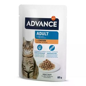 Advance Cat Adult Chicken Pouch 85 gr Yaş Mama