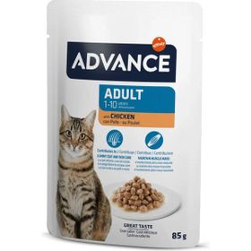 Advance Cat Adult Tavuklu Pouch Yetişkin 85 gr Kedi Yaş Maması