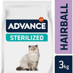 Advance Cat Sterilized Hairball 3 kg Hindili Kısır Kedi Maması