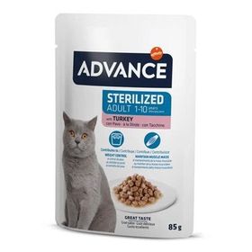 Advance Cat Sterilized Turkey Pouch 85 gr Yaş Mama