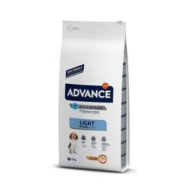 Advance Light Tavuklu Orta Boy Köpek Maması, 12 Kg