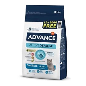 Advance Sterilized Hindi Etli Kısır 1.2 kg + 300 gr Kedi Mama