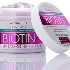 Advanced Clinicals Biotin 340 gr Kırılma Önleyici Saç Onarıcı Maske