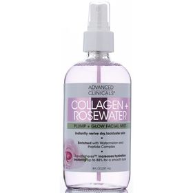 Advanced Clinicals Collagen Rosewater 237 ml Yüz Spreyi