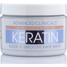 Advanced Clinicals Keratin 340 gr Yumuşak ve Pürüzsüz Saçlar için Saç Maskesi