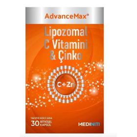 Advancemax Lipozomal C Vitamini Çinko 30 Kapsül