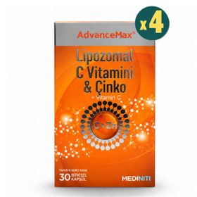 Advancemax Lipozomal C Vitamini Çinko 4x30 Kapsül