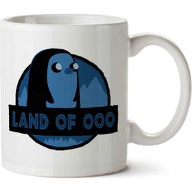 Adventure Time Jurrasic Park Land Of Ooo Gunter Baskılı Kupa Bardak