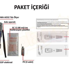ADWA AD32 Tds Ölçer EC İletkenlik Ölçer