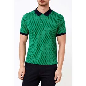 Adze 33782-ADZ33782 Baskılı Polo Yaka Erkek T-Shirt