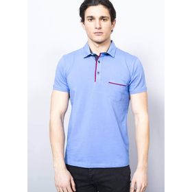 Adze ADZ17YD1EK73214 Lacivert Polo Yaka Erkek T-Shirt