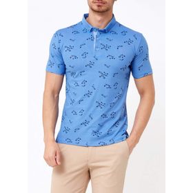 Adze ADZ17YD1EK73214 Lacivert Polo Yaka Erkek T-Shirt