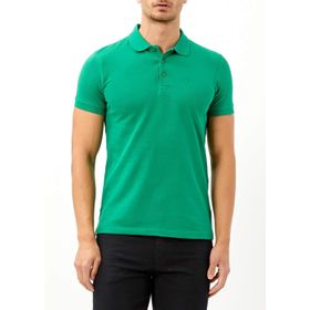 Adze ADZ17YD1EK73320 Çimen Yeşili Polo Yaka Erkek T-Shirt